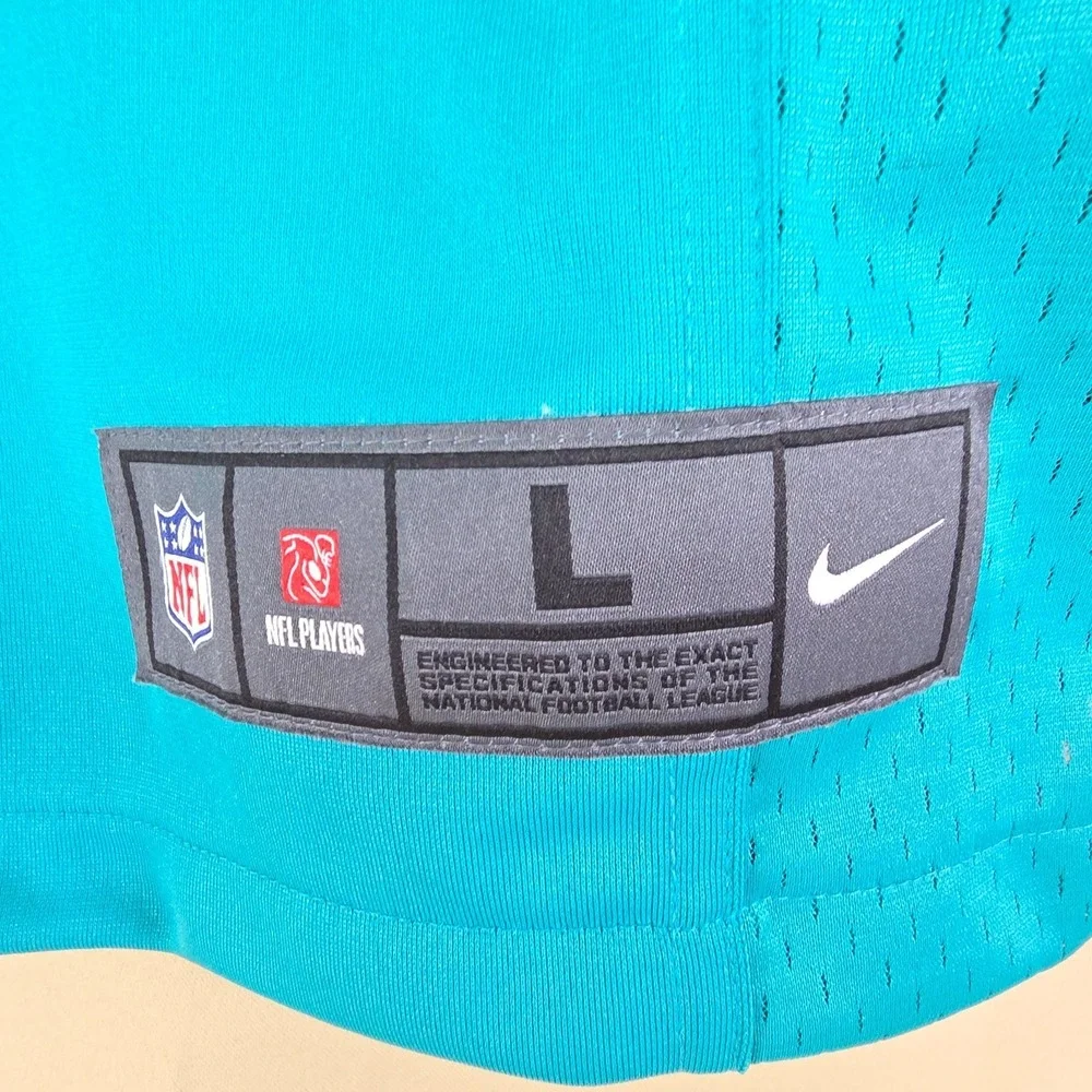 Nike Miami Dolphins Mike Gesicki #88 Game Jersey Aqua NFL On Field Size L